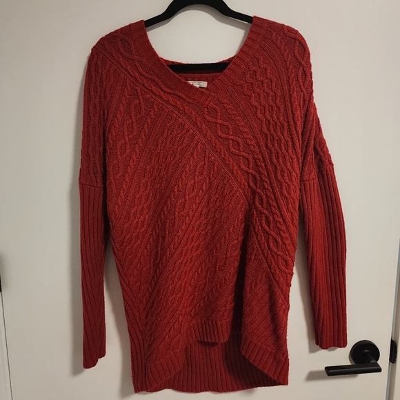 Red Knit Sweater - Picture 2 of 2